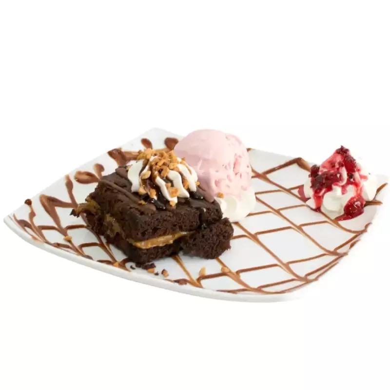 BROWNIE CALIENTE 2 SABORES