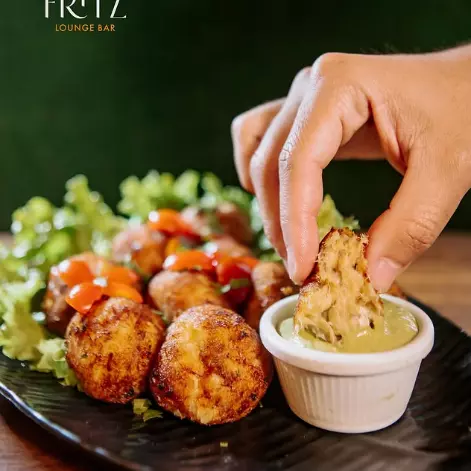Bolinho de Bacalhau Decorado