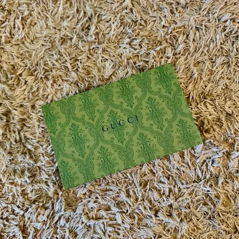 ESTUCHE GUCCI DOBLE CHAPA