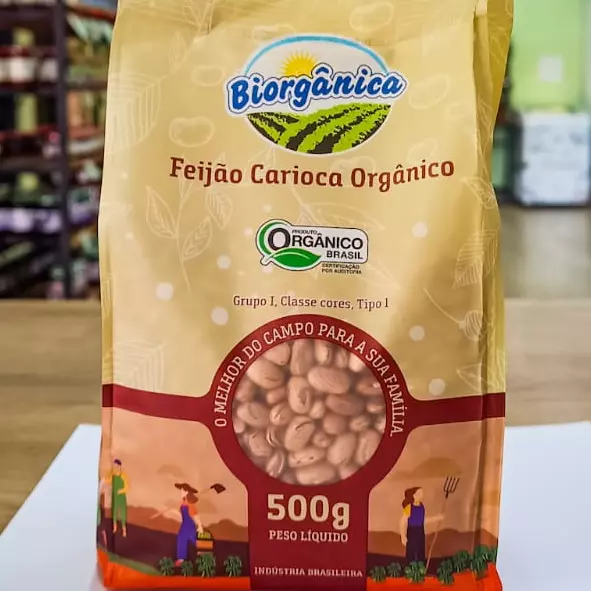 FEIJÃO CARIOCA ORG. 500gr