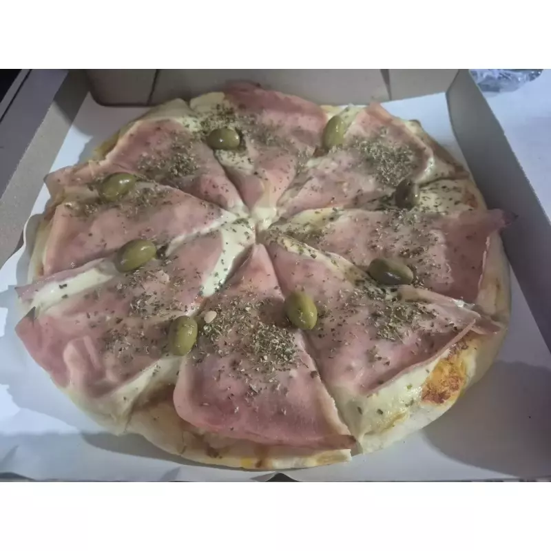 Pizza con jamon