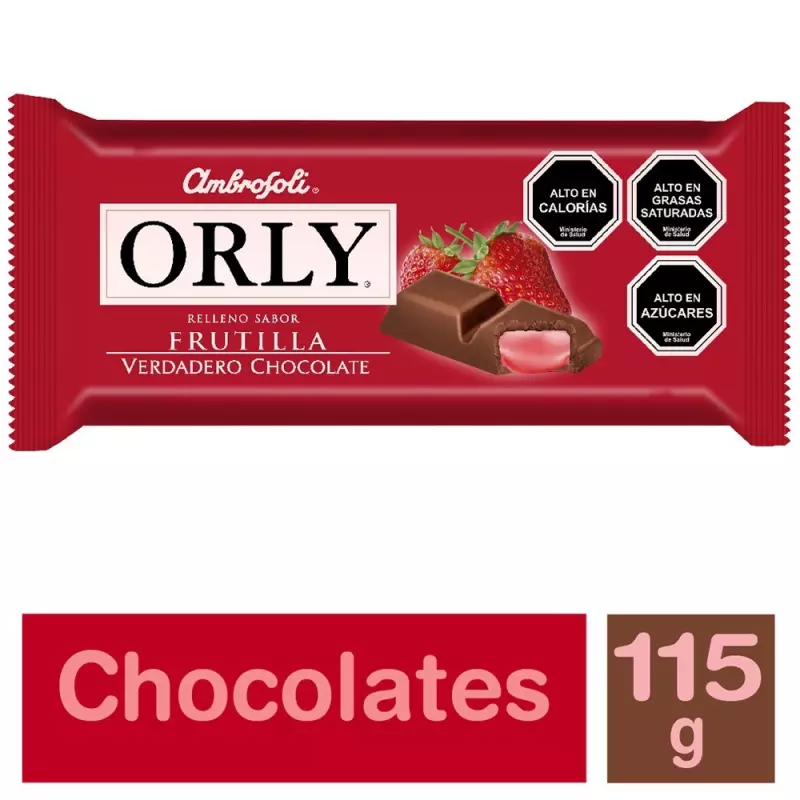 Chocolate Orly Frutilla 115 Grs