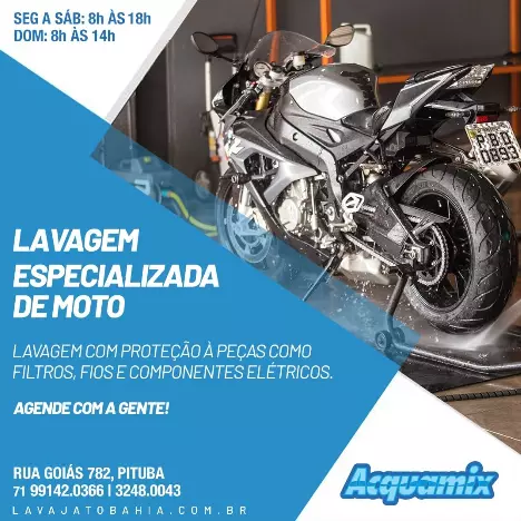 Lavagem de Moto