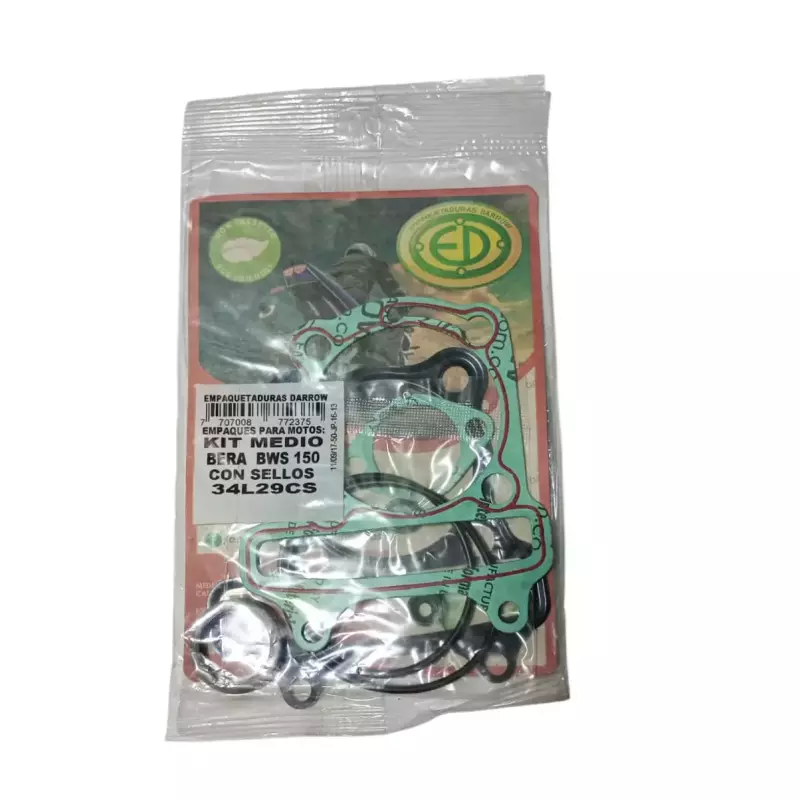 KIT MEDIO BERA BWS150 CON SELLOS DAR