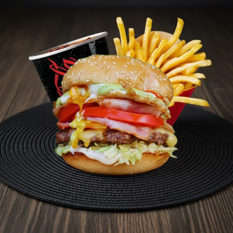 Promo Individual  Burger Custom