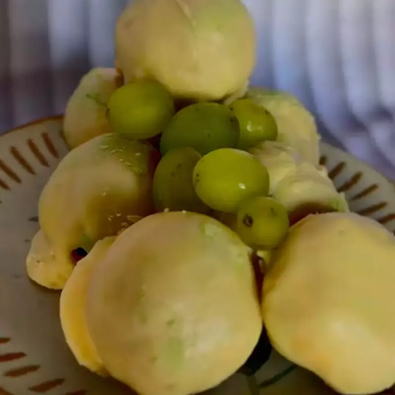 Bombom trufado de uva