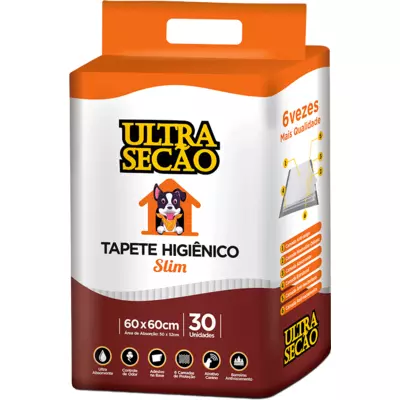 60x60 30un Branco Ultra Secão tapete