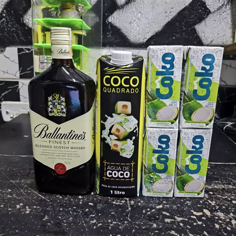 COMBO BALLANTINE'S8 AGUACOCO OU SUCO