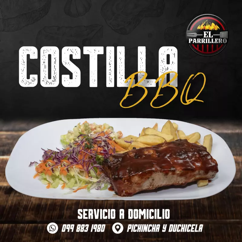 COSTILLA DE CERDO BBQ