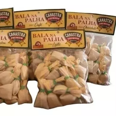 Bala na Palha Canastra Chocolate