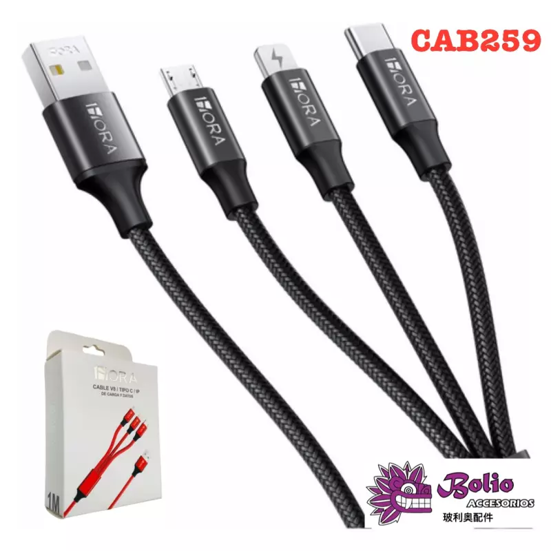 Clave: CAB259 Cable Pulpo IP TC IP
