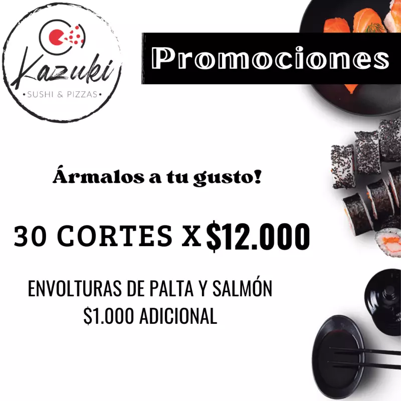Promoción 30 cortes x $12.000
