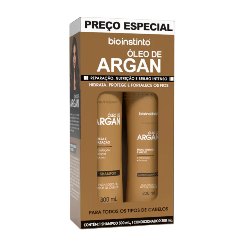 KIT ÓLEO DE ARGAN 2X1