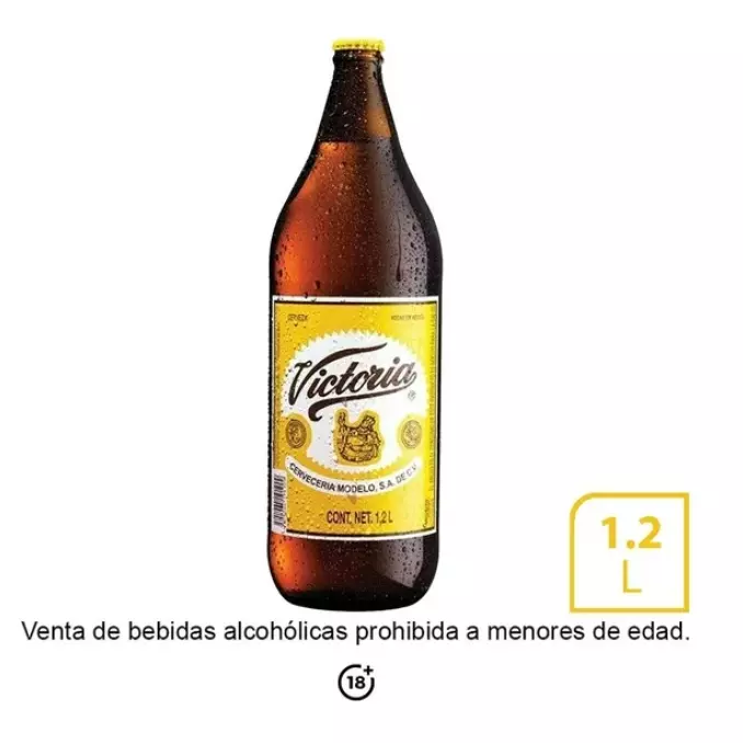 Cerveza Victoria mega 1.2 l Caguama