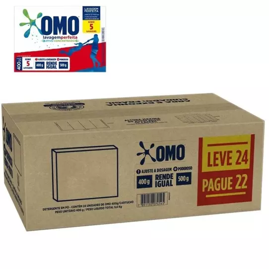 PEC sabão em pó omo 400g