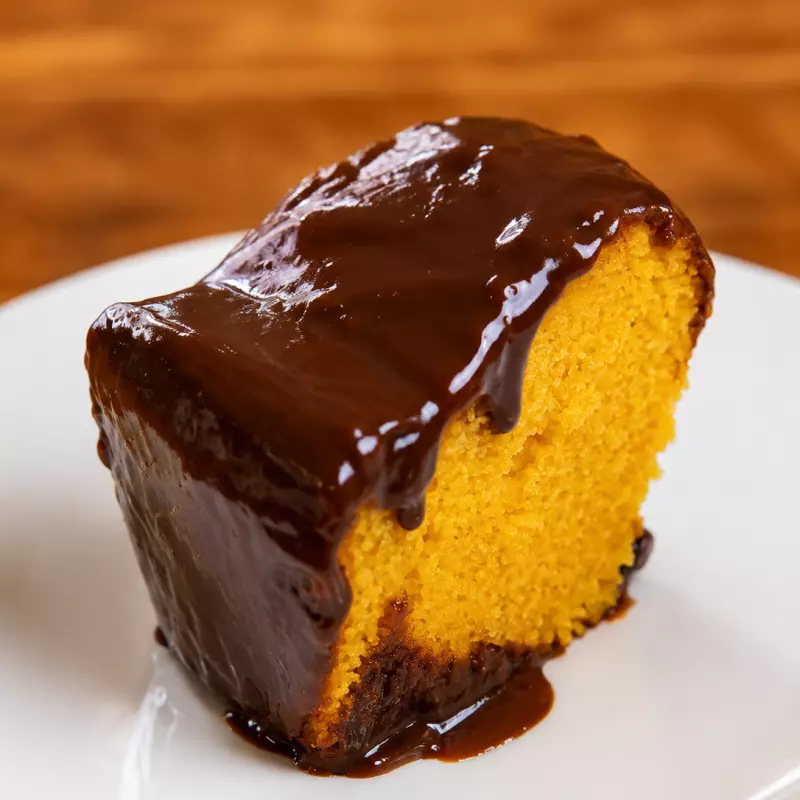 Bolo de Cenoura com Chocolate