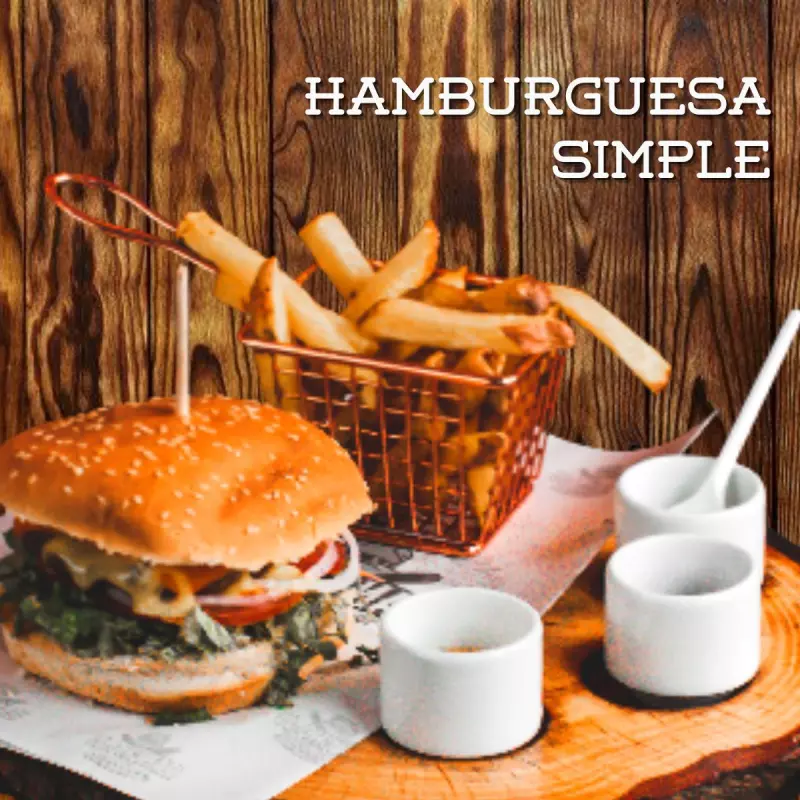 HAMBURGUESA SIMPLE