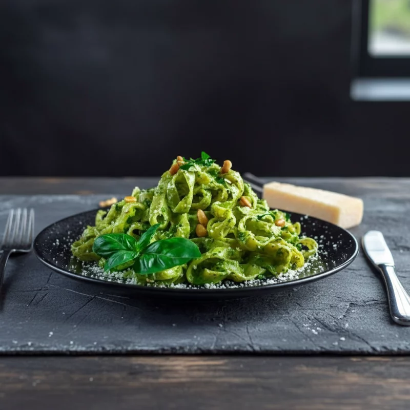 Fetuccini al Pesto