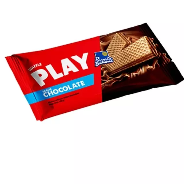 WAFFLE PLAY CHOCO X 100g X 40