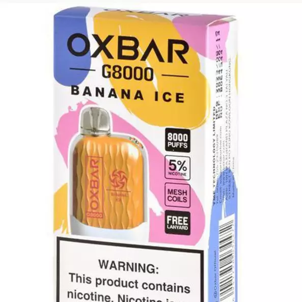 Oxbar Banana Ice C8000 Puffs