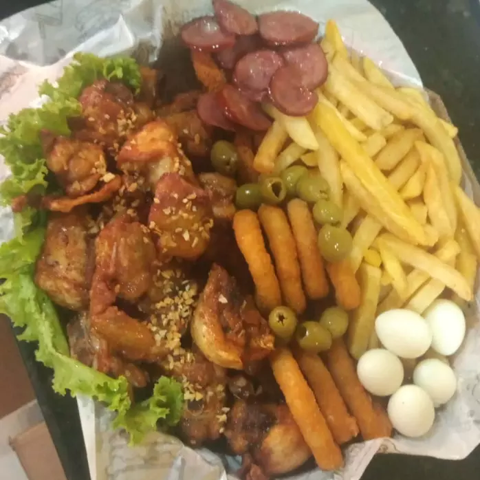 Petisco de frango apassarinho R$50