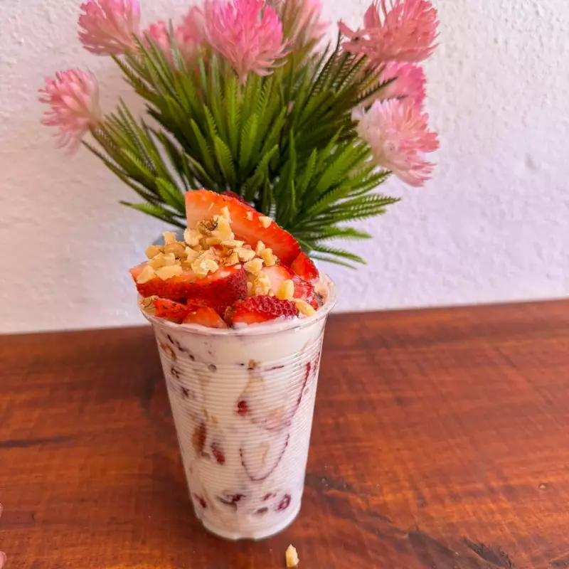 Fresas con crema