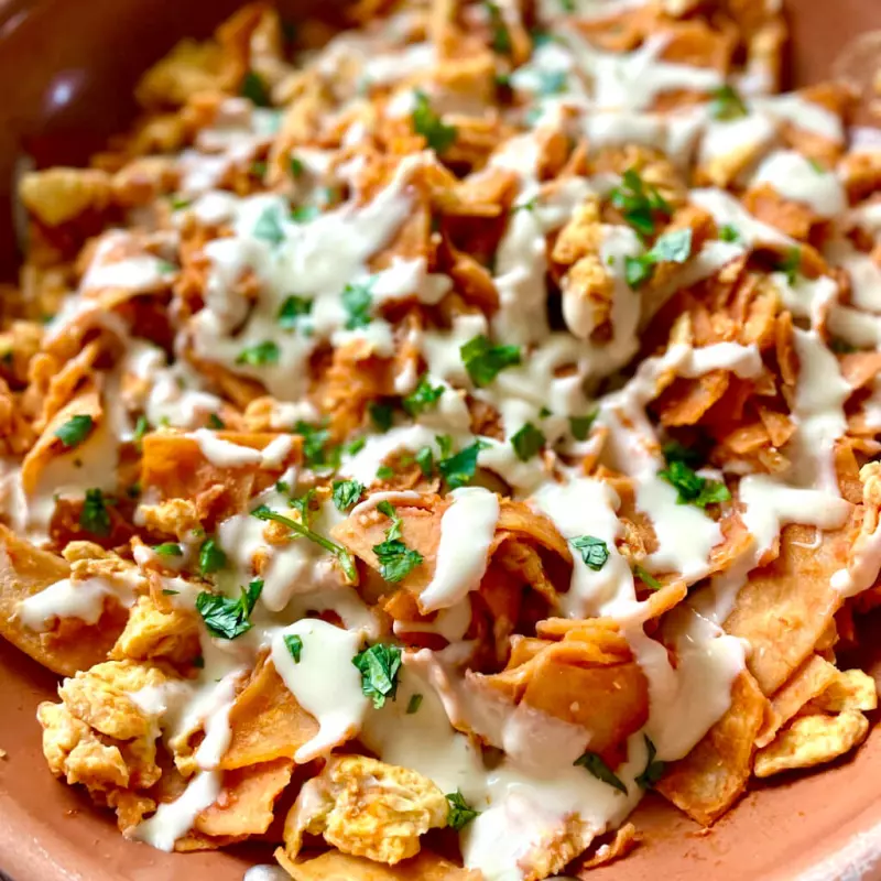 Miér 24 Junio - Chilaquiles rojos