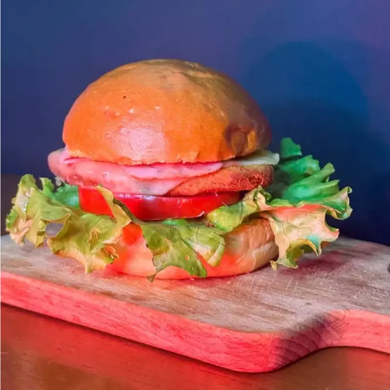 menu Croc Burger+batata+bebida