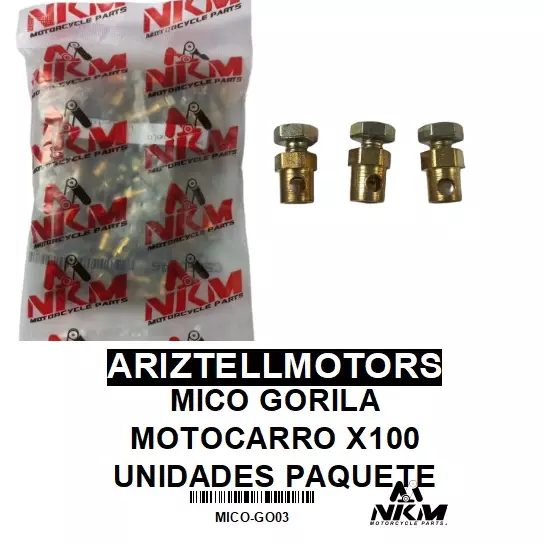 MICO GORILA MOTOCARRO X 100 UNIDADE