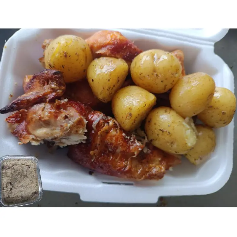 Galetao + farofa + batata