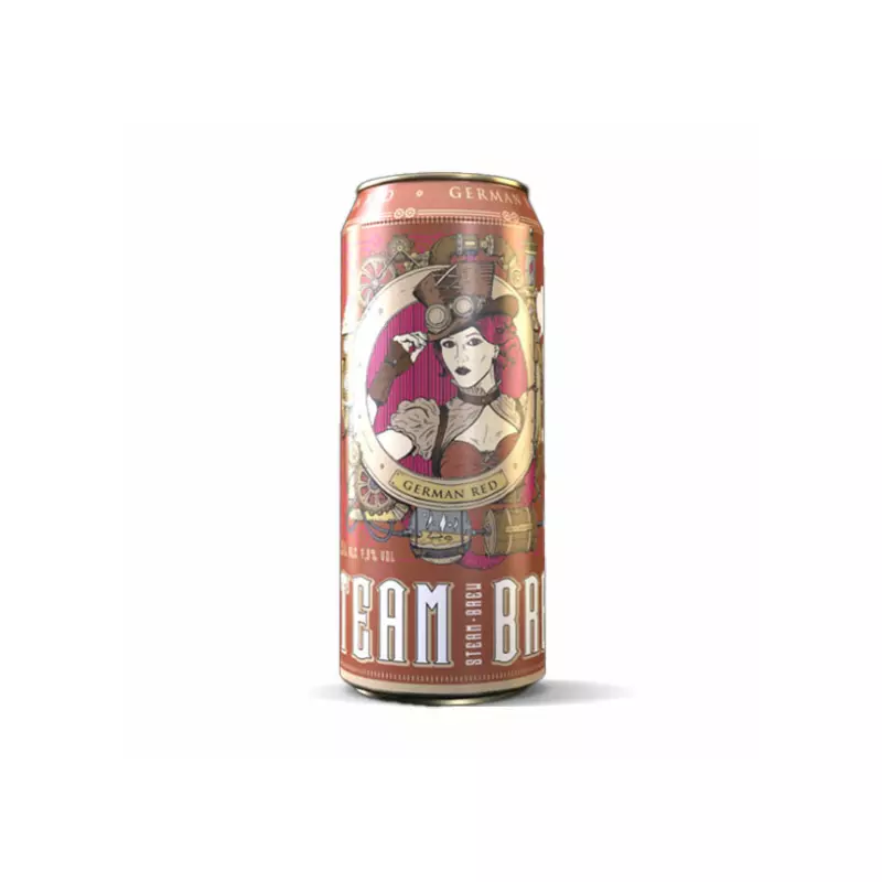 Cerveza Steam Brew Red 7.9° 500 c.c.