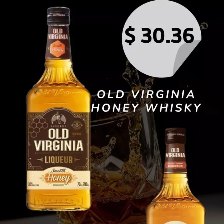 TWO PACK WHISKY OLD VIRGINIA 700 ML