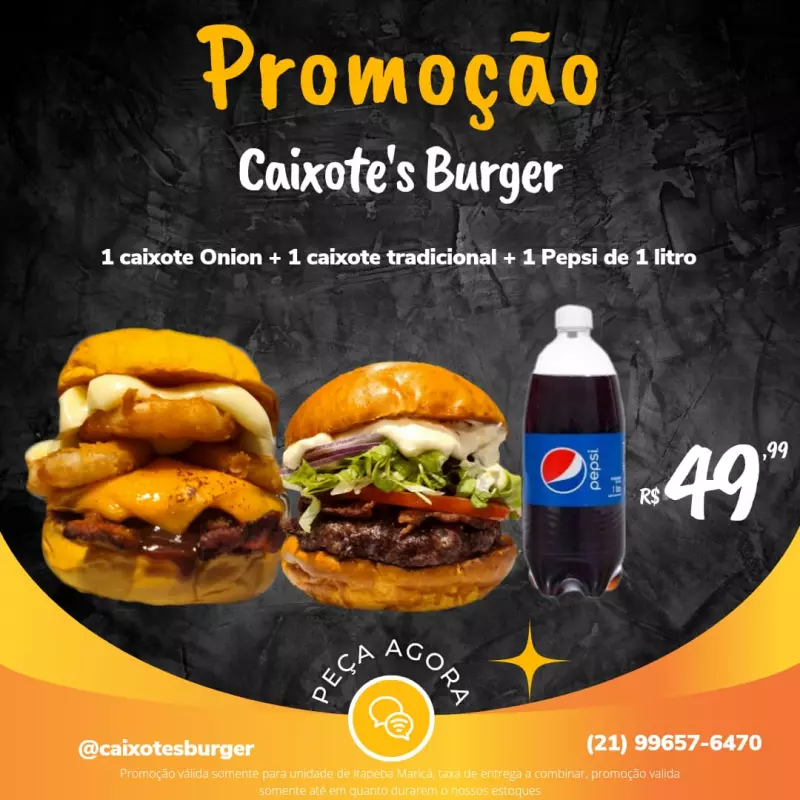 Caixote Onion+Tradicional+ Pepsi 1L