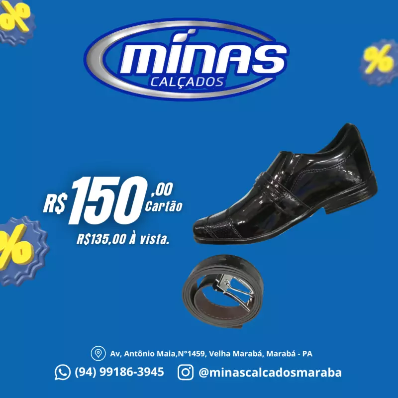 Sapato Preto RF:16900