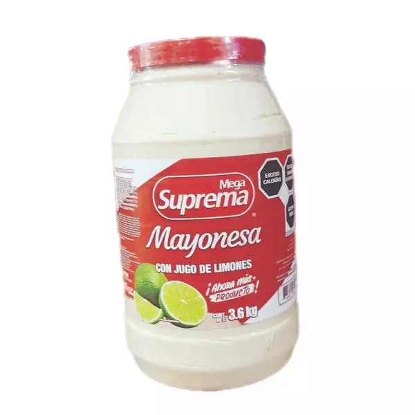 BOTE MEGA SUPREMA MAYONESA 3.6KG