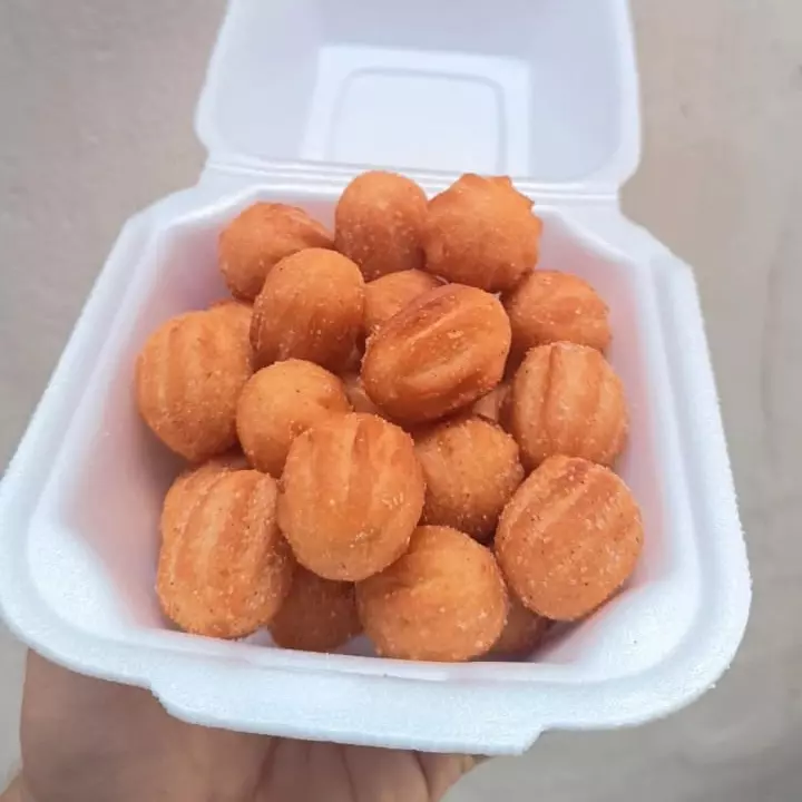 Mini churros de doce de leite