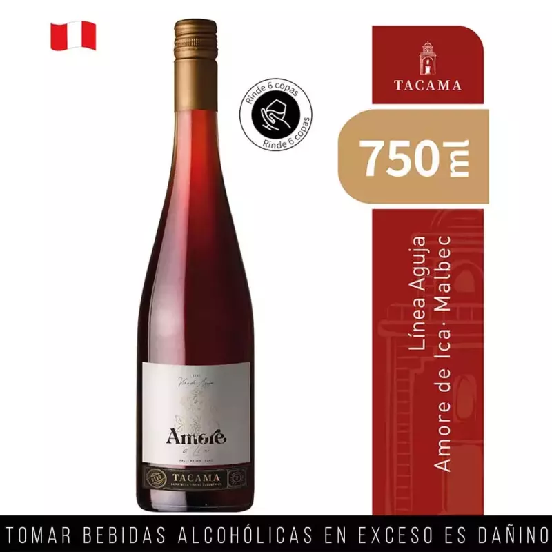 VINO DE AGUJAS AMORE DE ICA 750 ML