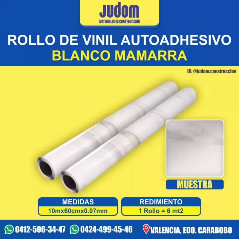 Rollos de vinil autoadhesivo 10 mt