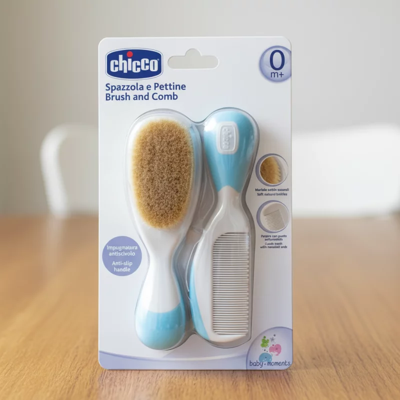 Peine y cepillo Cerda Natural Chicco