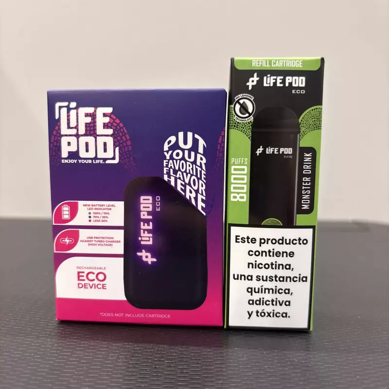 KIT LIFE POD ECO 1 MONSTER DRINK