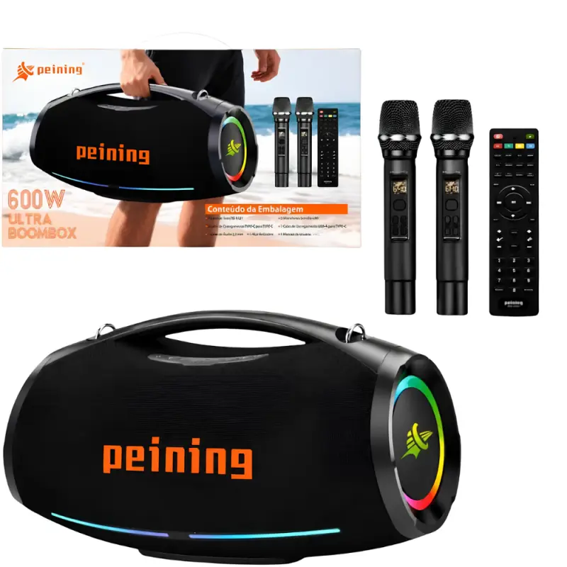 CAIXA DE SOM PEINING 600W PEI-S121