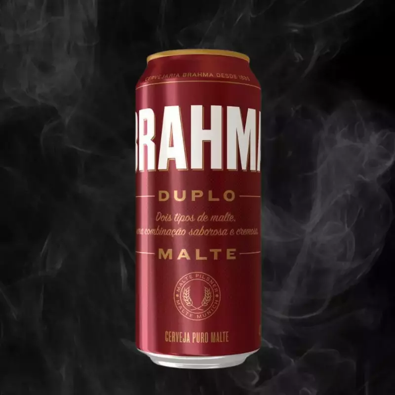 Brahma duplo malte latão