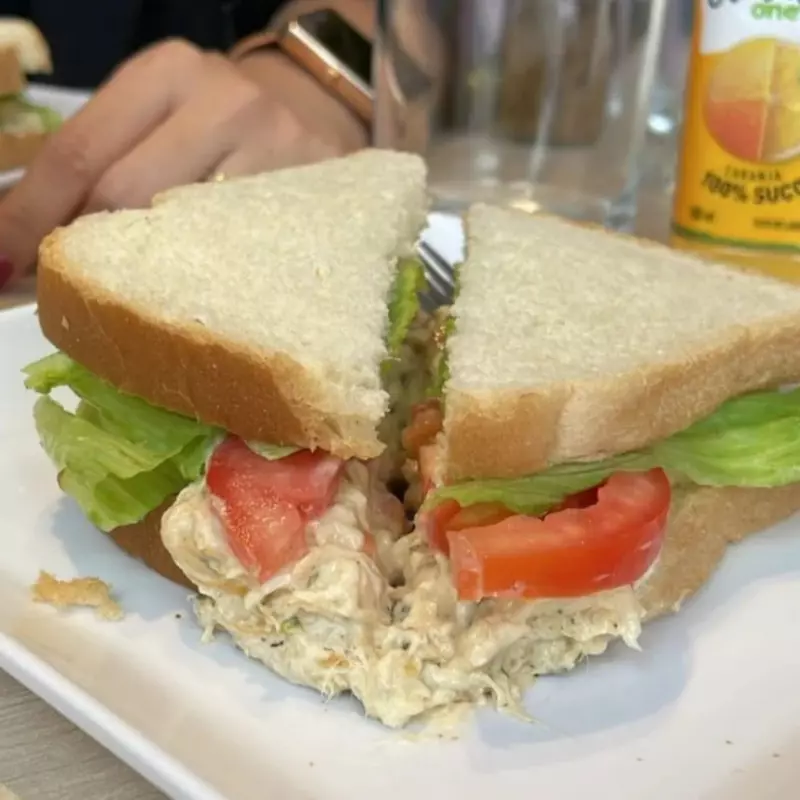 Lanche natural de frango