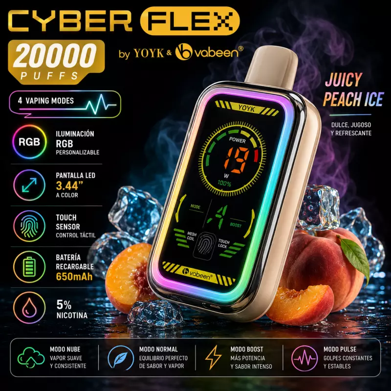 Cyber- Juicy Peach ice 🍑🥤