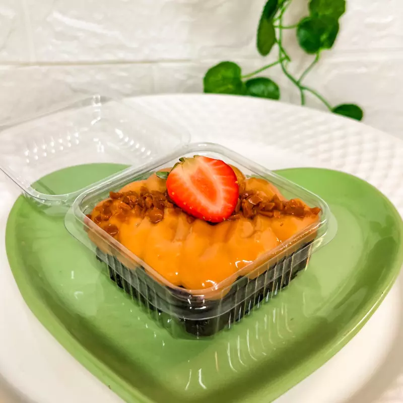 Brownie C/cobertura (Doce de leite)