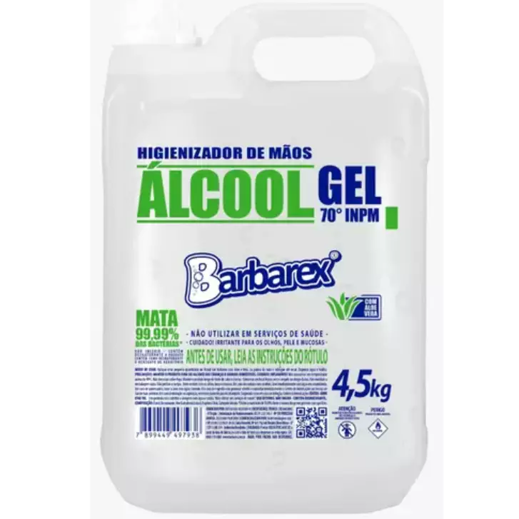 Álcool Gel Barbarex 5L (775