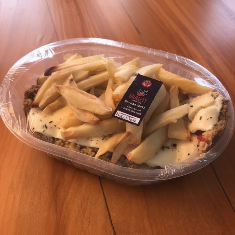 Milanesa a la Napolitana con papas