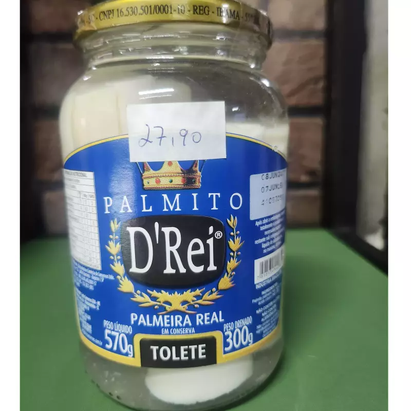 PALMITO PALMEIRA REAL 570G