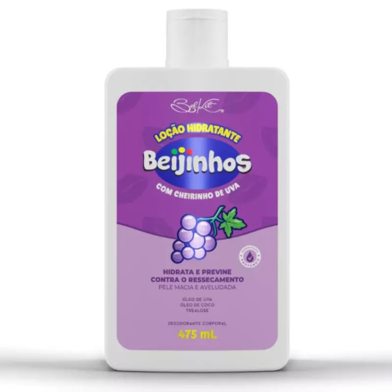 Loção hidratante Uva Bel kit 475 ML