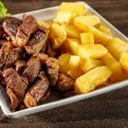 Picanha com mandioca